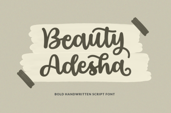 Beauty Adesha Font Poster 1