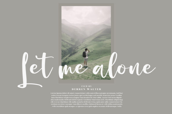 Beauty Amalia Font Poster 7