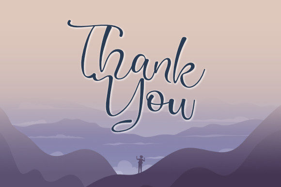 Beauty Azure Font Poster 6