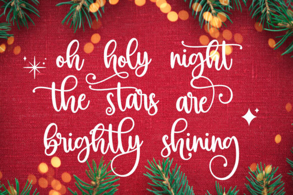 Beauty Christmas Font Poster 2