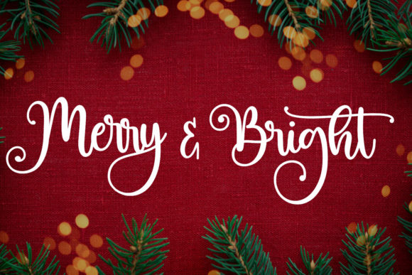 Beauty Christmas Font Poster 12