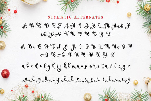 Beauty Christmas Font Poster 15