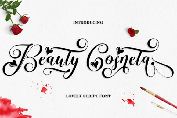 Beauty Cosneta Font Poster 1