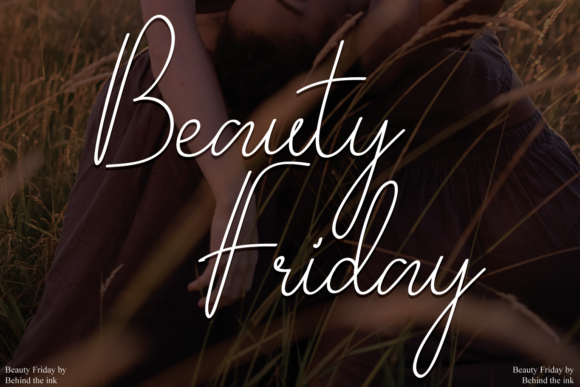 Beauty Friday Font Poster 1