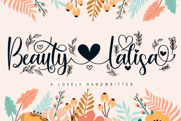Beauty Lalisa Font Poster 1