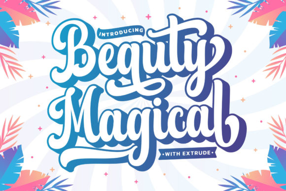 Beauty Magical Font Poster 1