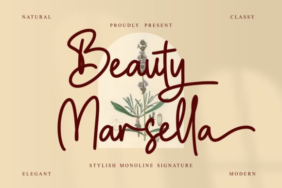 Beauty Marsella Font Poster 1