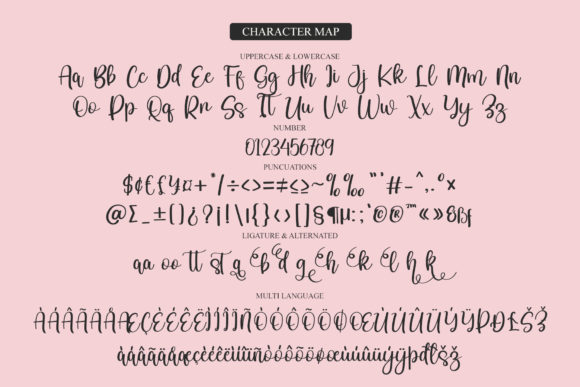 Beauty Pastel Font Poster 7