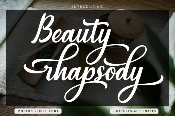 Beauty Rhapsody Font Poster 1