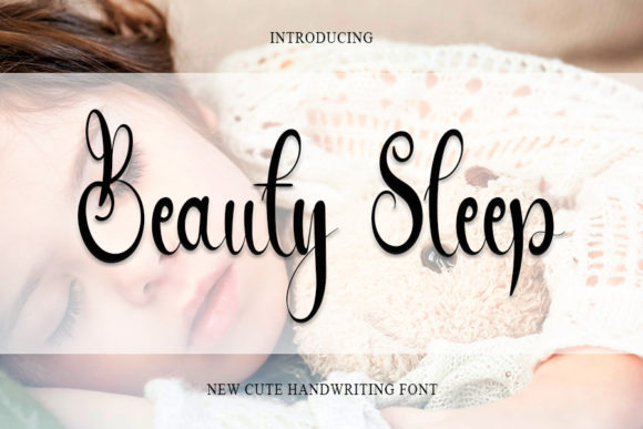 Beauty Sleep Font Poster 1