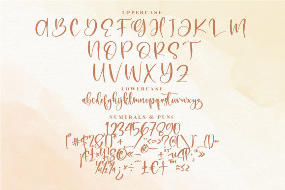 Beauty Victoria Font Poster 13