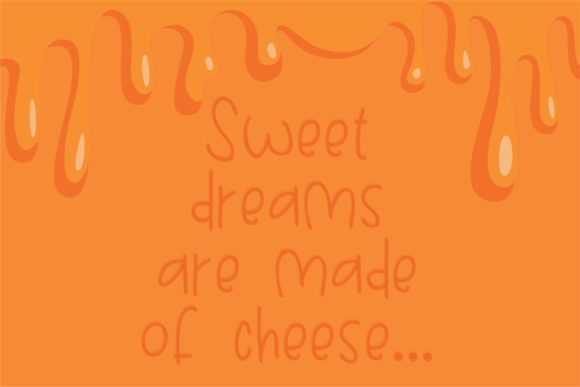 Beddar Cheddar Font Poster 5