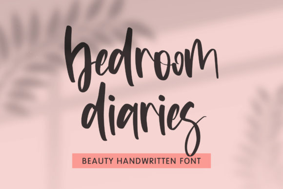 Bedroom Diaries Font Poster 1