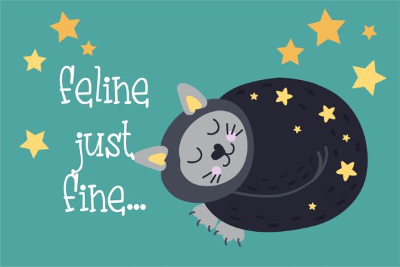 Bedtime Font Poster 6