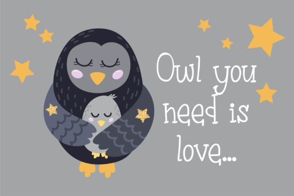 Bedtime Font Poster 7