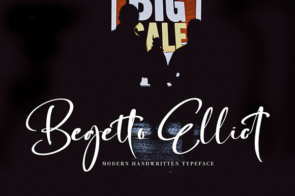 Begetto Elliot Font Poster 1