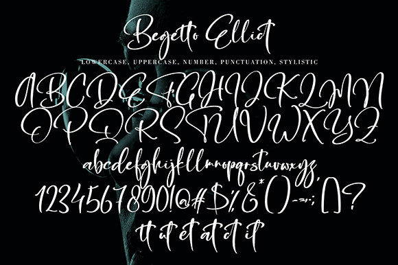 Begetto Elliot Font Poster 10