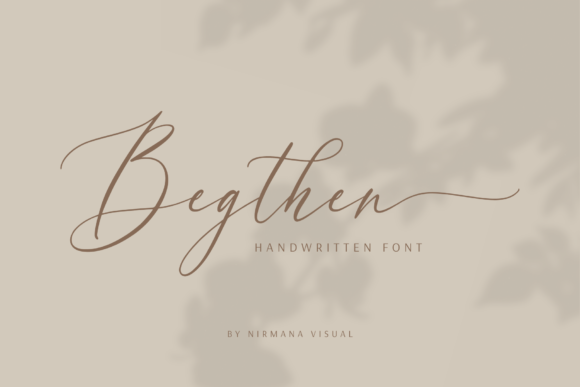 Begthen Font Poster 1