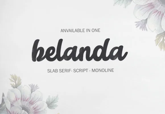 Belanda Font Poster 1