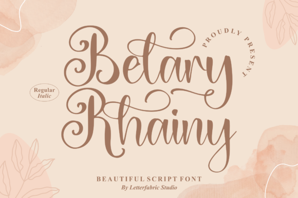 Belary Rhainy Font Poster 1