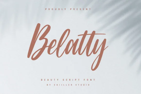 Belatty Font Poster 1