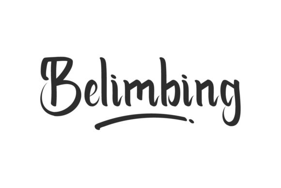 Belimbing Font Poster 1