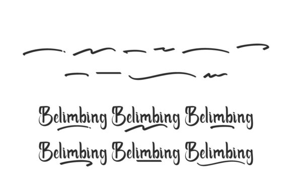 Belimbing Font Poster 8