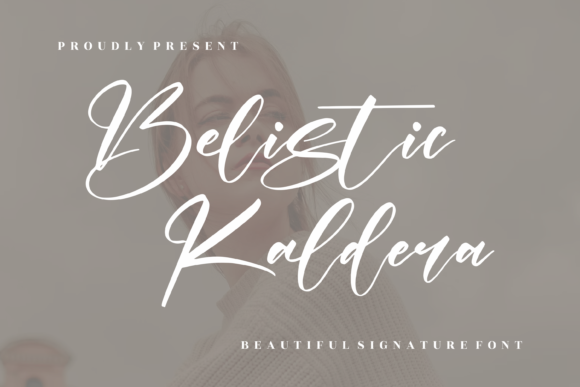 Belistic Kaldera Font Poster 1