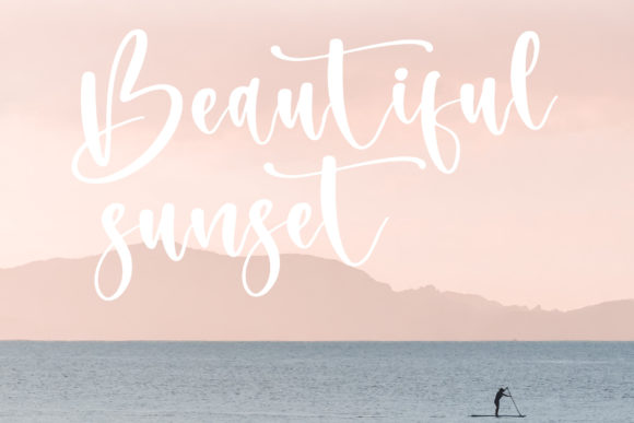 Belistica Beauty Font Poster 4