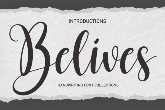 Belives Font Poster 1