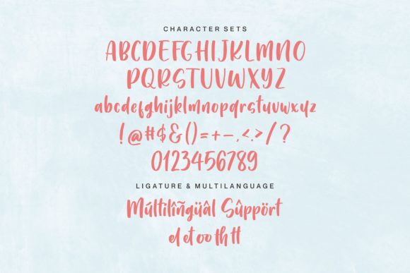 Bella Bold Font Poster 8