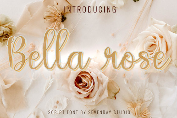 Bella Rose Font Poster 1