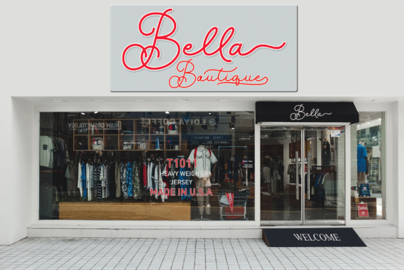 Bellagia Font Poster 9