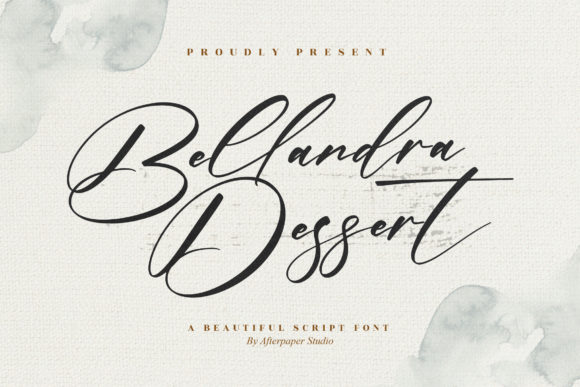 Bellandra Dessert Font Poster 1