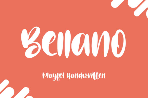 Bellano Font Poster 1