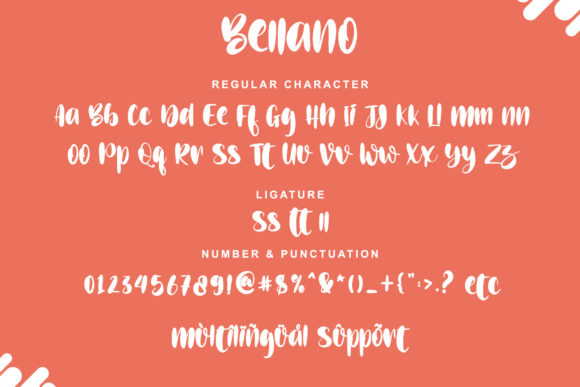 Bellano Font Poster 6