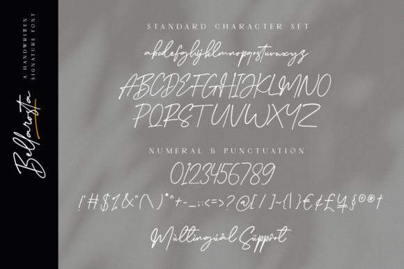 Bellarosta Font Poster 12