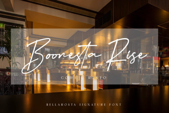 Bellarosta Font Poster 8