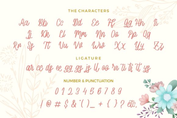Bellaswanova Font Poster 8
