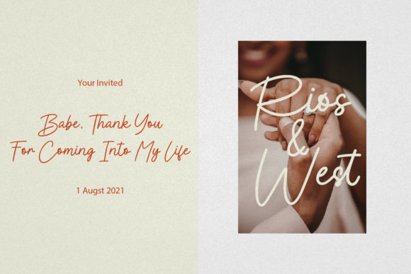 Bellenia Love Font Poster 4