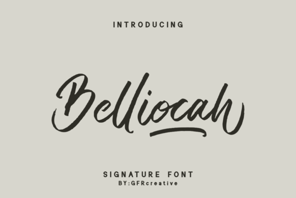 Belliocah Font Poster 1