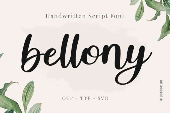 Bellony Font Poster 1