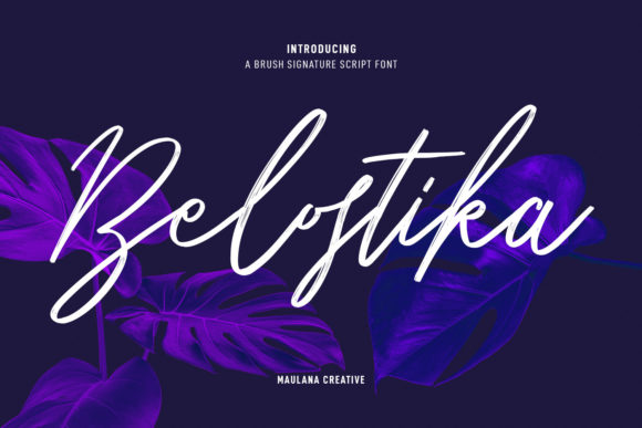 Belostika Script Font