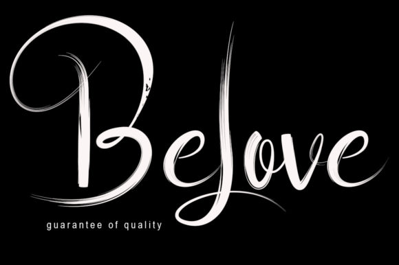 Belove Font Poster 3