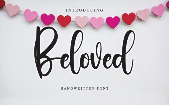 Beloved Font Poster 1