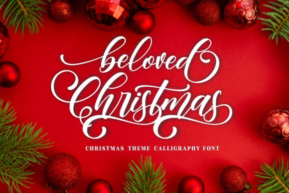 Beloved Christmas Font Poster 1