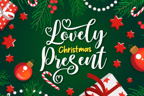 Beloved Christmas Font Poster 2