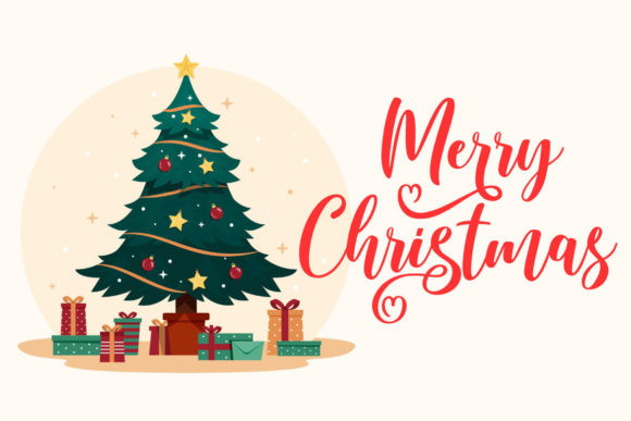 Beloved Christmas Font Poster 3