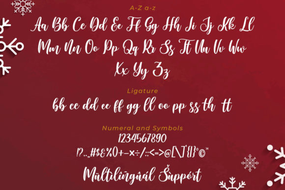 Beloved Christmas Font Poster 7