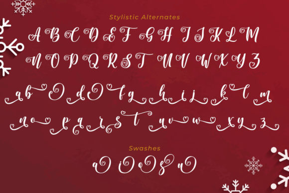 Beloved Christmas Font Poster 8